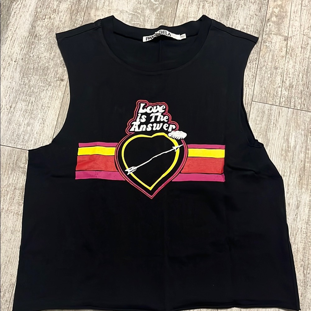 Black Sleeveless Pam & Gela Tank
